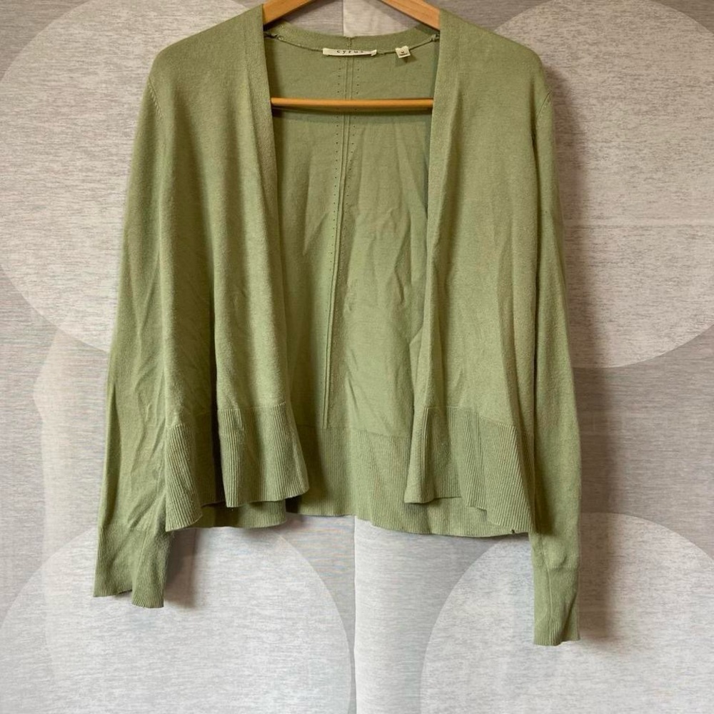 Massimo Dutti Light Green Cardigan